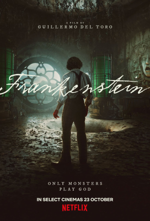 Poster for Guillermo del Toro's Frankenstein